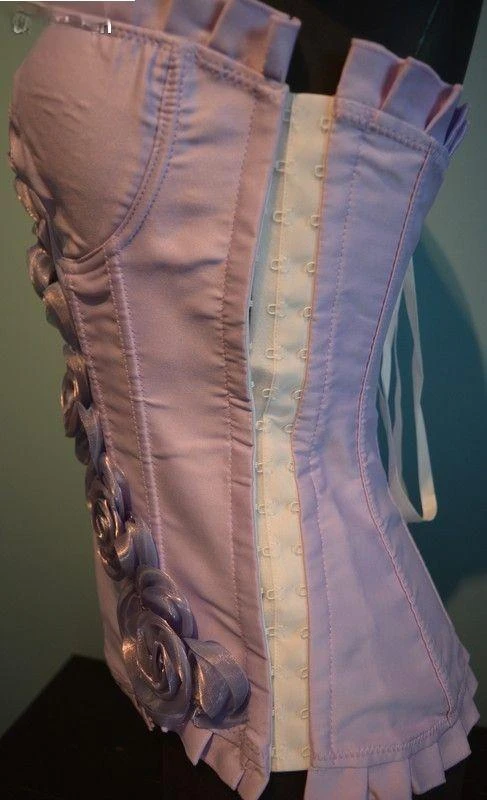 Lila korset maat S met bijpassende nieuwe string – photo 3